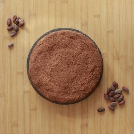 bolo de cacau chocolate vegan